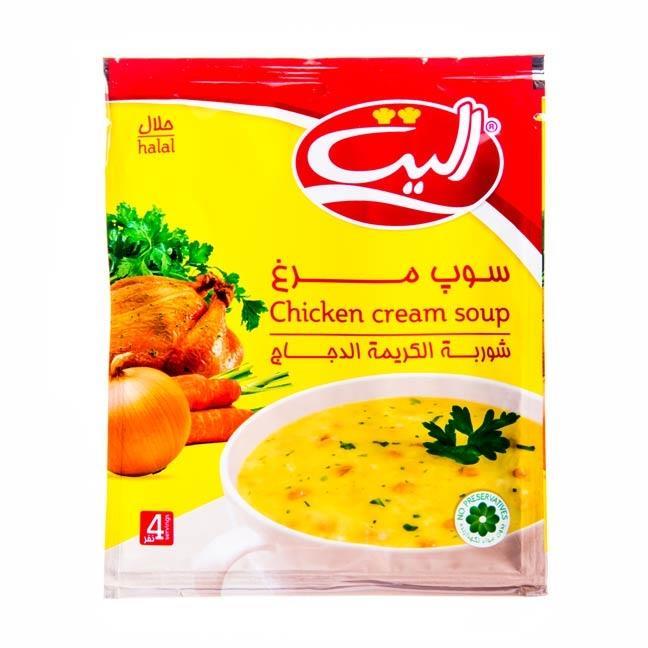 سوپ نیمه آماده  مرغ الیت مقدار 61 گرم Elitre Chicken Cream Soup 61 gr